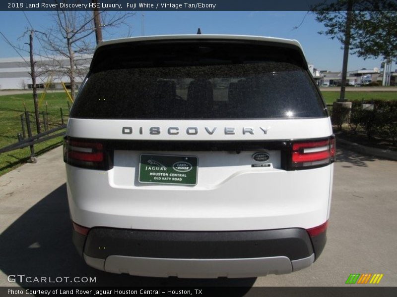 Fuji White / Vintage Tan/Ebony 2018 Land Rover Discovery HSE Luxury