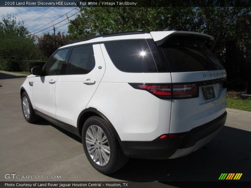 Fuji White / Vintage Tan/Ebony 2018 Land Rover Discovery HSE Luxury