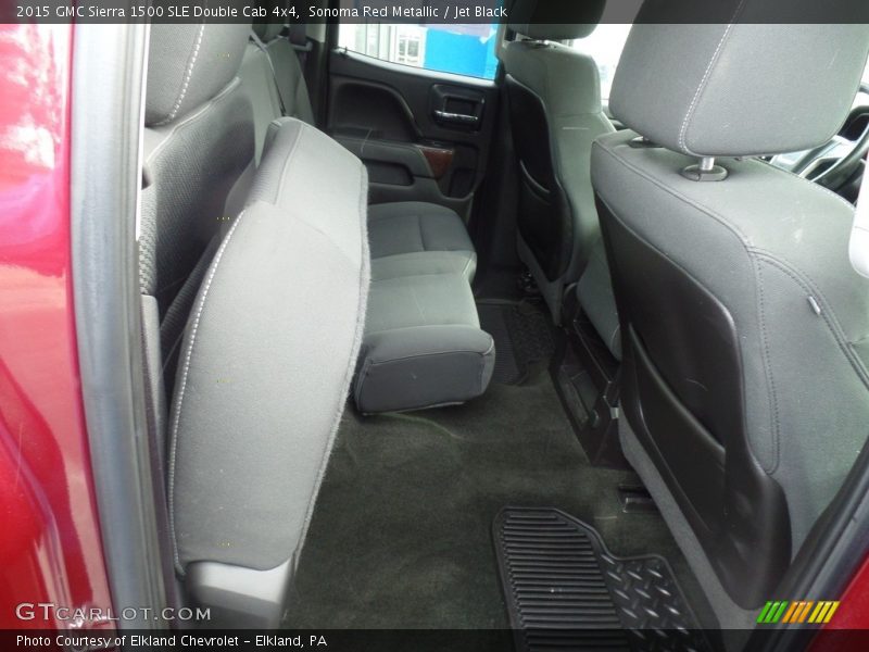 Sonoma Red Metallic / Jet Black 2015 GMC Sierra 1500 SLE Double Cab 4x4
