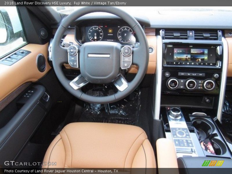 Fuji White / Vintage Tan/Ebony 2018 Land Rover Discovery HSE Luxury