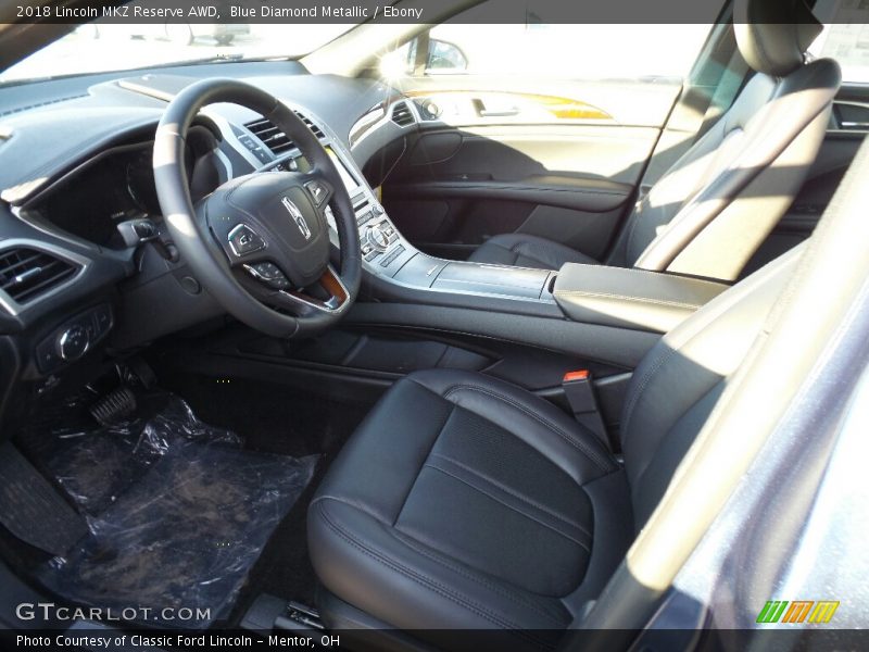 Blue Diamond Metallic / Ebony 2018 Lincoln MKZ Reserve AWD