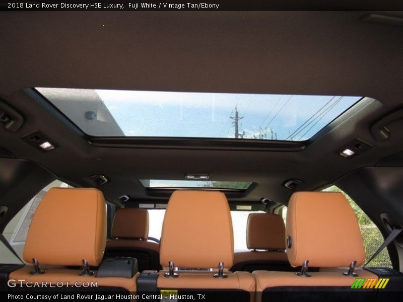 Fuji White / Vintage Tan/Ebony 2018 Land Rover Discovery HSE Luxury