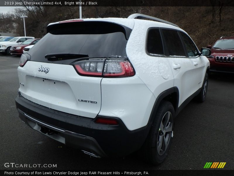 Bright White / Black 2019 Jeep Cherokee Limited 4x4