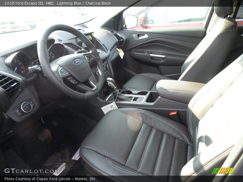 Lightning Blue / Charcoal Black 2018 Ford Escape SEL 4WD