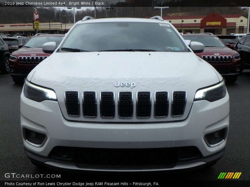Bright White / Black 2019 Jeep Cherokee Limited 4x4