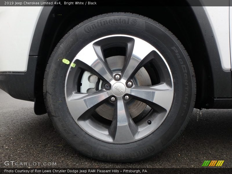 Bright White / Black 2019 Jeep Cherokee Limited 4x4