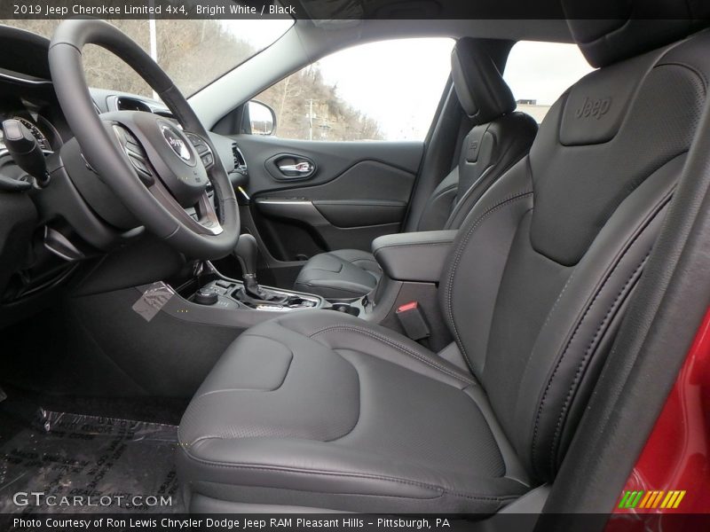 Bright White / Black 2019 Jeep Cherokee Limited 4x4