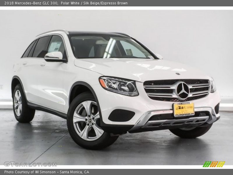 Polar White / Silk Beige/Espresso Brown 2018 Mercedes-Benz GLC 300