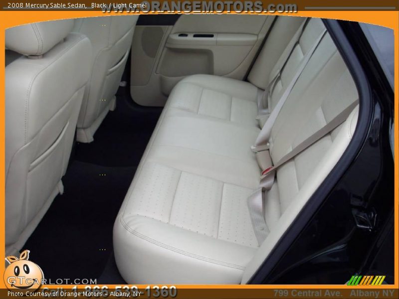 Black / Light Camel 2008 Mercury Sable Sedan