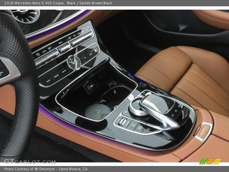 Black / Saddle Brown/Black 2018 Mercedes-Benz E 400 Coupe