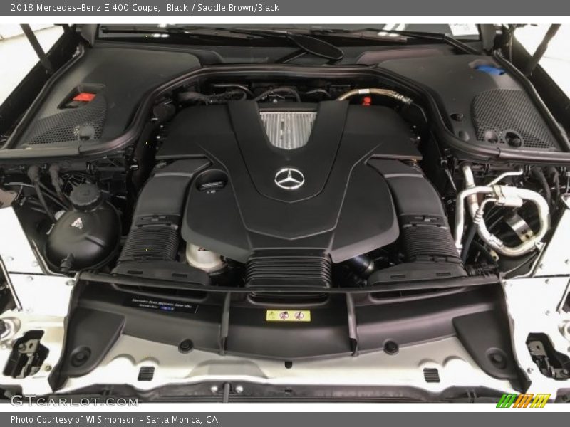 Black / Saddle Brown/Black 2018 Mercedes-Benz E 400 Coupe