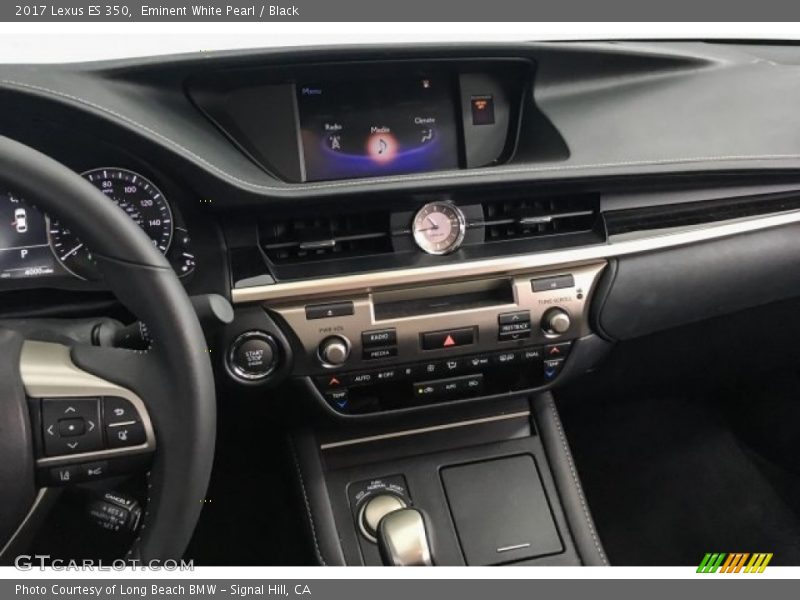 Eminent White Pearl / Black 2017 Lexus ES 350