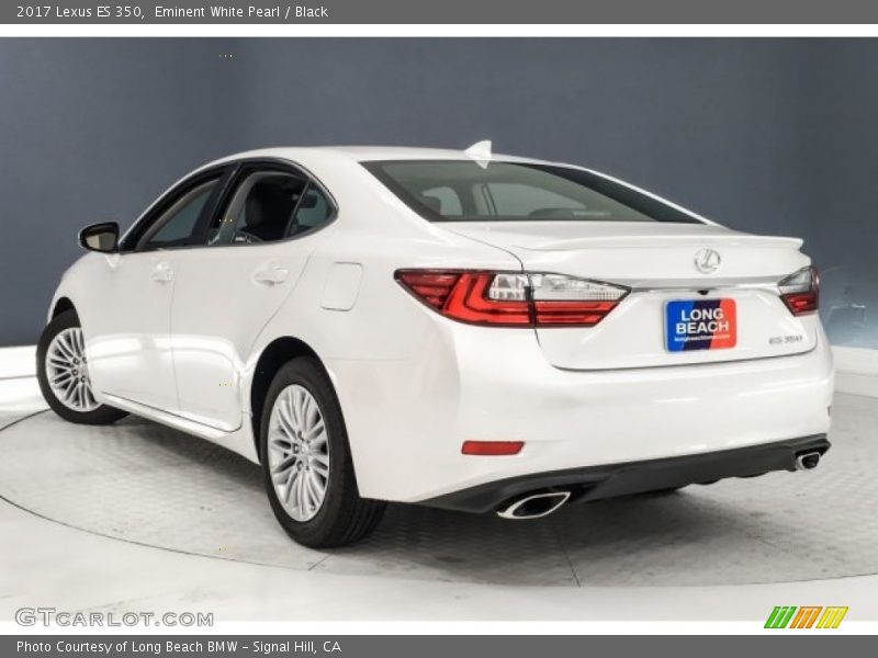 Eminent White Pearl / Black 2017 Lexus ES 350