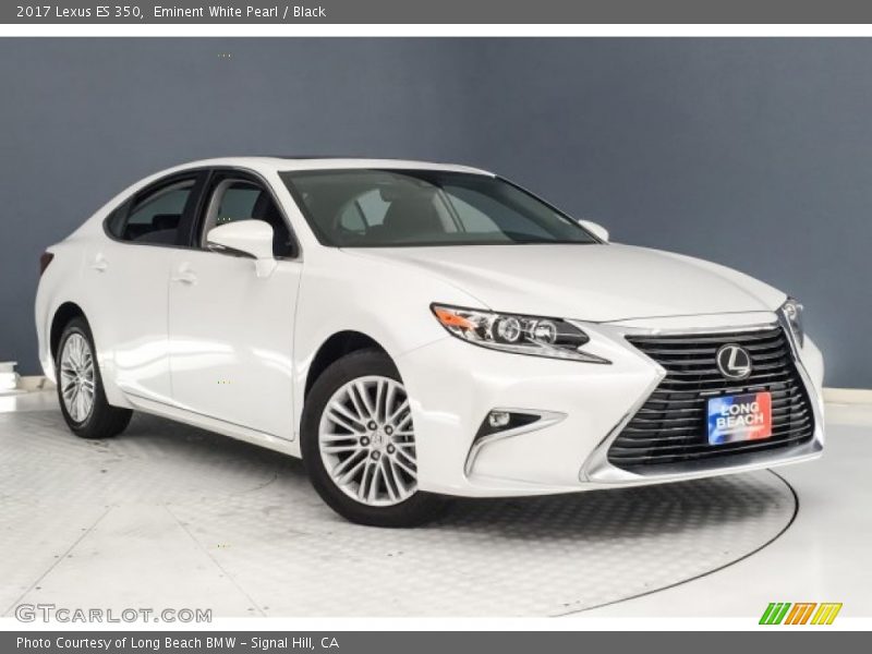 Eminent White Pearl / Black 2017 Lexus ES 350