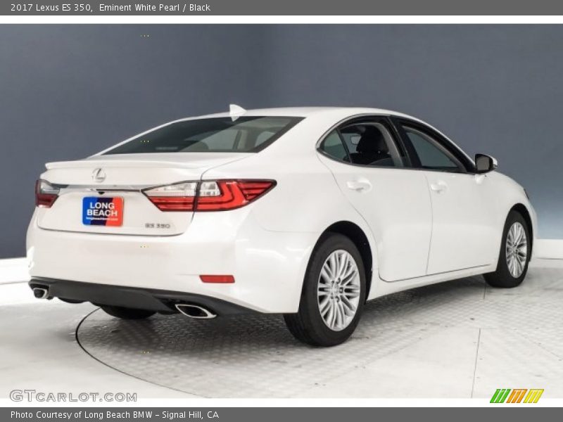 Eminent White Pearl / Black 2017 Lexus ES 350