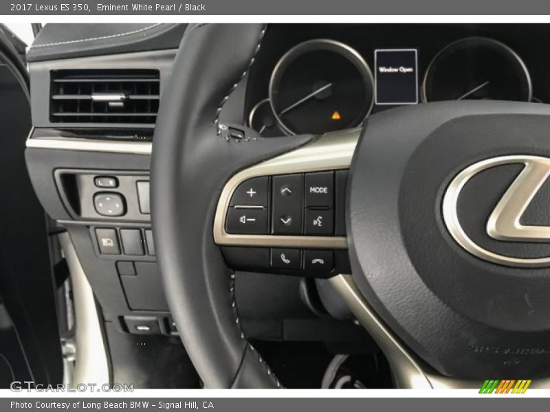 Eminent White Pearl / Black 2017 Lexus ES 350
