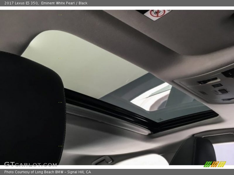 Eminent White Pearl / Black 2017 Lexus ES 350