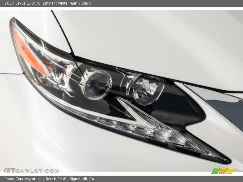 Eminent White Pearl / Black 2017 Lexus ES 350