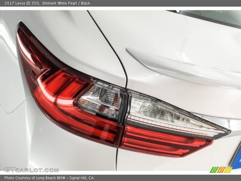 Eminent White Pearl / Black 2017 Lexus ES 350