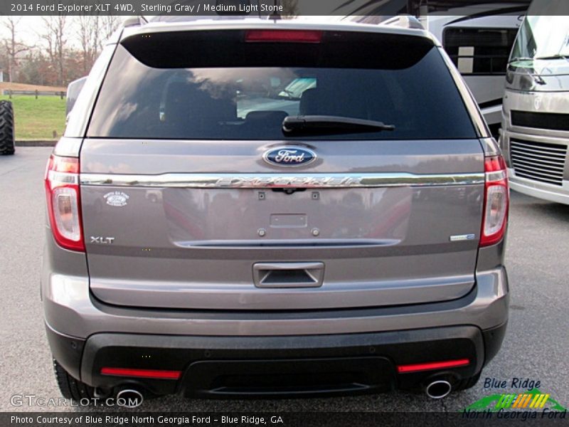 Sterling Gray / Medium Light Stone 2014 Ford Explorer XLT 4WD