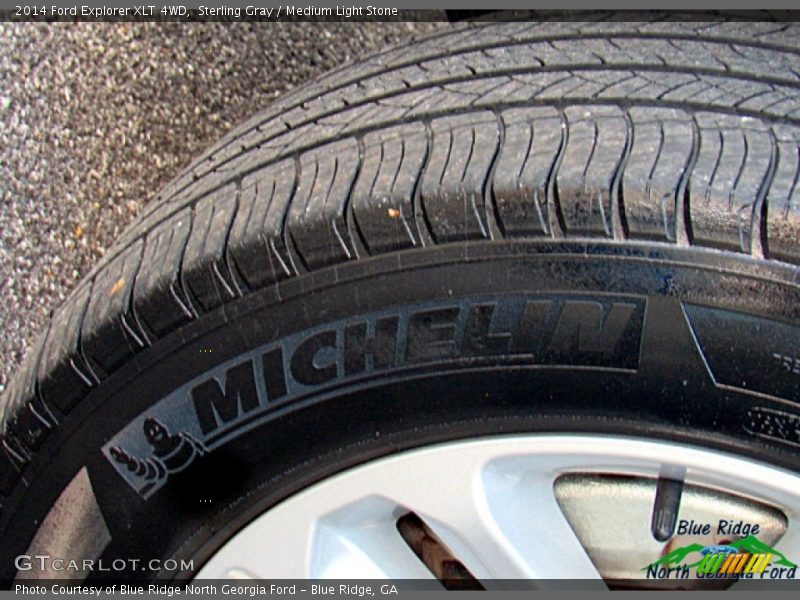 Sterling Gray / Medium Light Stone 2014 Ford Explorer XLT 4WD