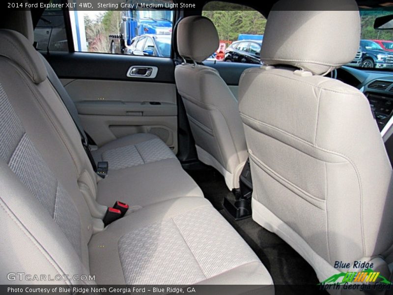 Sterling Gray / Medium Light Stone 2014 Ford Explorer XLT 4WD