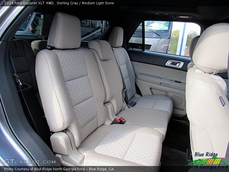 Sterling Gray / Medium Light Stone 2014 Ford Explorer XLT 4WD