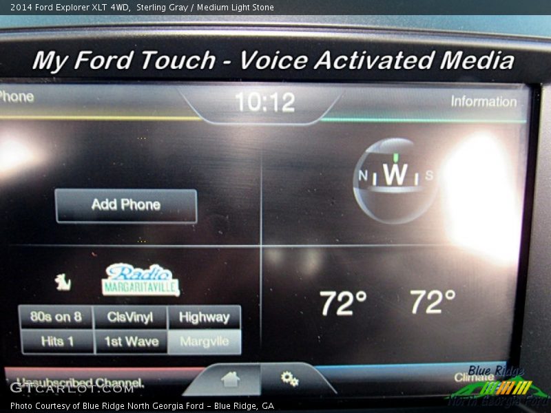 Sterling Gray / Medium Light Stone 2014 Ford Explorer XLT 4WD