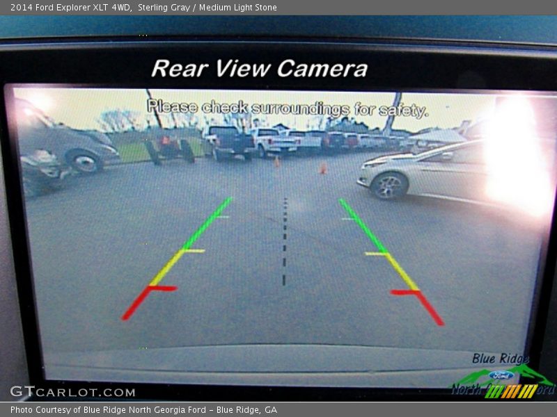 Sterling Gray / Medium Light Stone 2014 Ford Explorer XLT 4WD