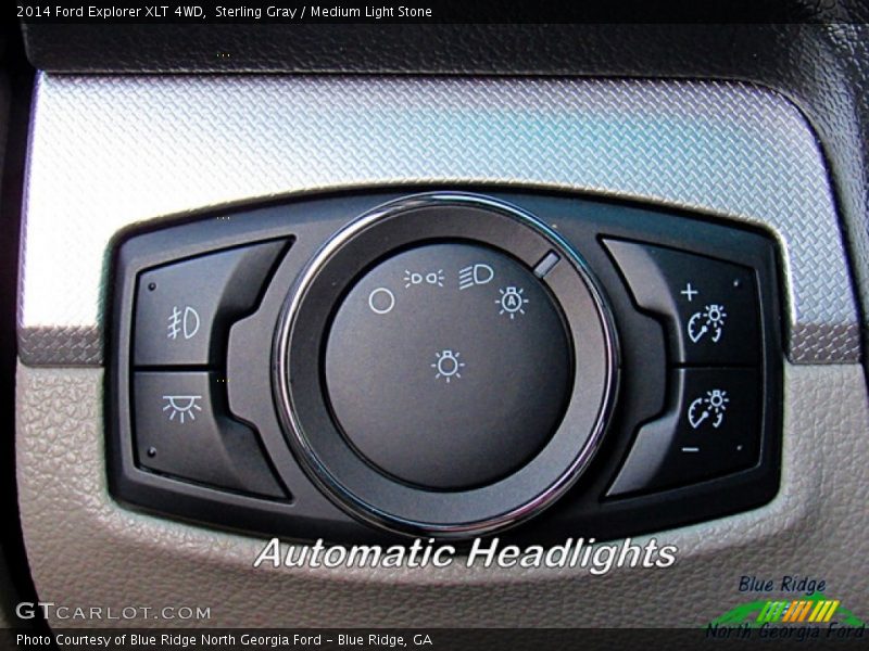 Sterling Gray / Medium Light Stone 2014 Ford Explorer XLT 4WD