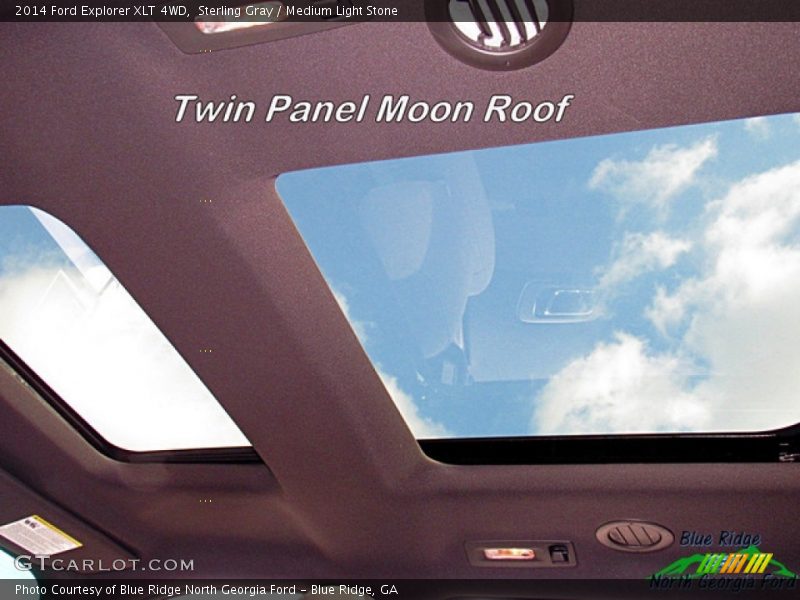 Sterling Gray / Medium Light Stone 2014 Ford Explorer XLT 4WD