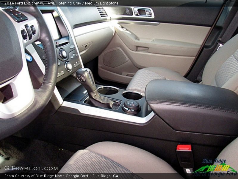 Sterling Gray / Medium Light Stone 2014 Ford Explorer XLT 4WD