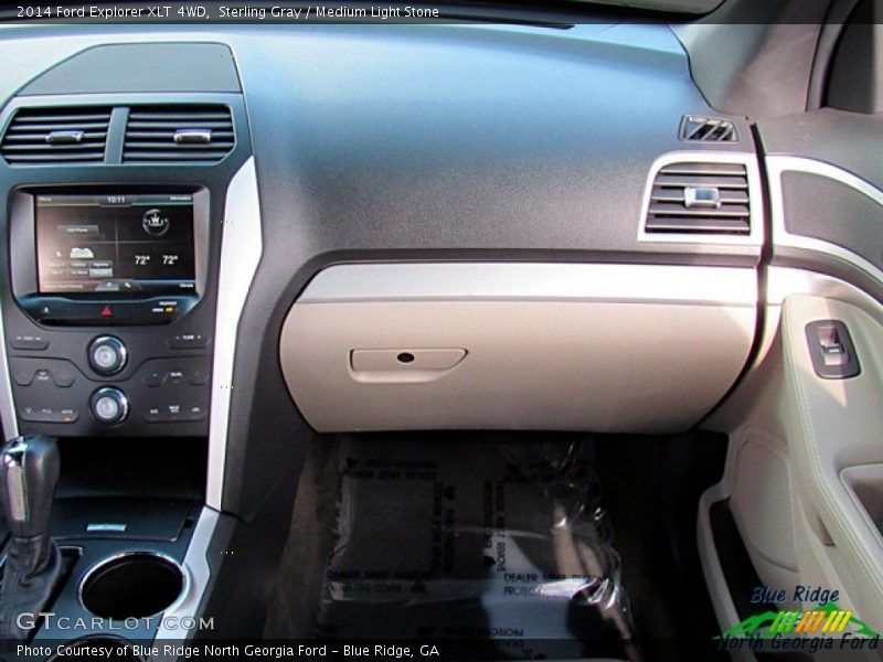 Sterling Gray / Medium Light Stone 2014 Ford Explorer XLT 4WD