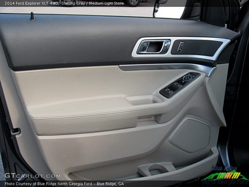 Sterling Gray / Medium Light Stone 2014 Ford Explorer XLT 4WD