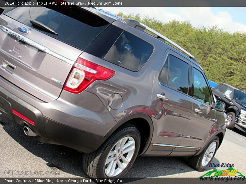 Sterling Gray / Medium Light Stone 2014 Ford Explorer XLT 4WD