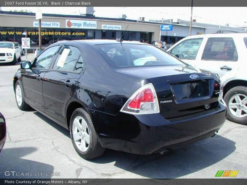 Black / Charcoal Black 2007 Ford Fusion SE V6