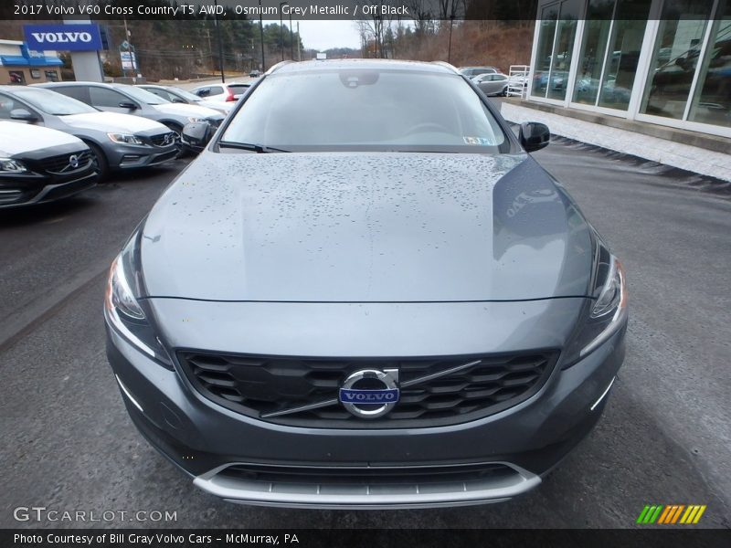 Osmium Grey Metallic / Off Black 2017 Volvo V60 Cross Country T5 AWD