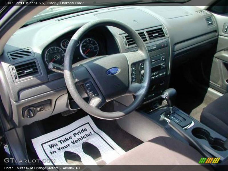 Black / Charcoal Black 2007 Ford Fusion SE V6
