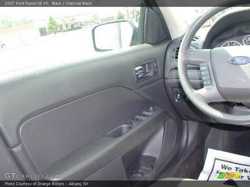 Black / Charcoal Black 2007 Ford Fusion SE V6