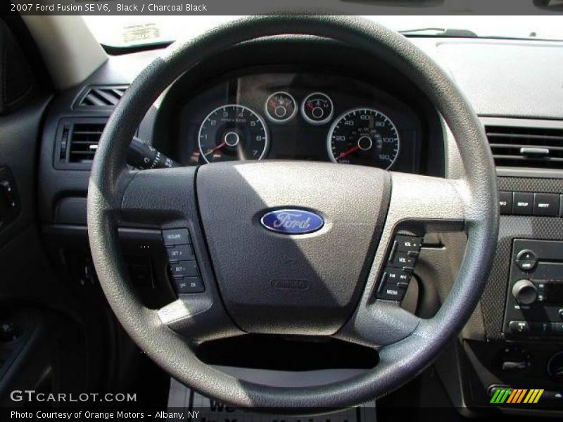 Black / Charcoal Black 2007 Ford Fusion SE V6