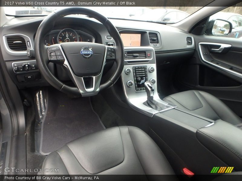  2017 V60 Cross Country T5 AWD Off Black Interior