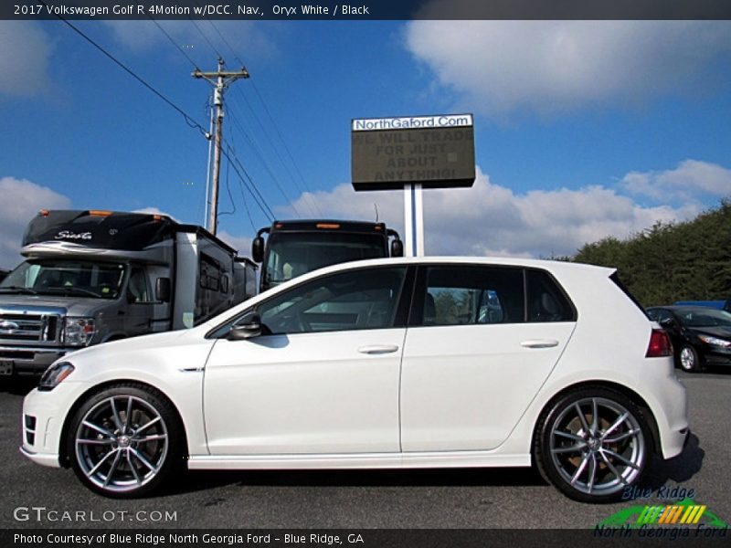 Oryx White / Black 2017 Volkswagen Golf R 4Motion w/DCC. Nav.