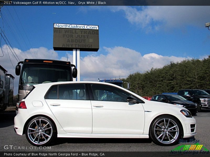Oryx White / Black 2017 Volkswagen Golf R 4Motion w/DCC. Nav.