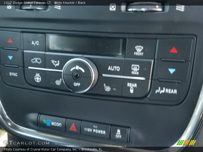White Knuckle / Black 2017 Dodge Grand Caravan GT