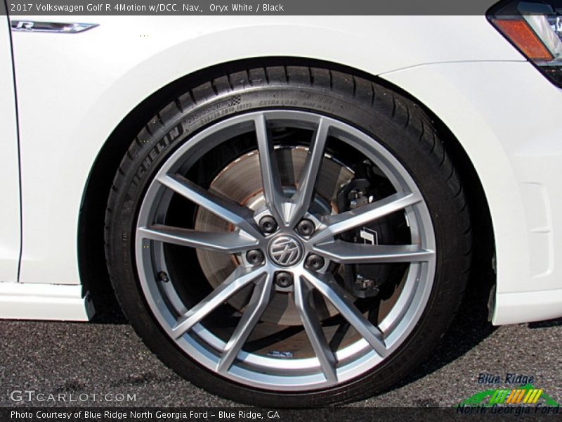Oryx White / Black 2017 Volkswagen Golf R 4Motion w/DCC. Nav.