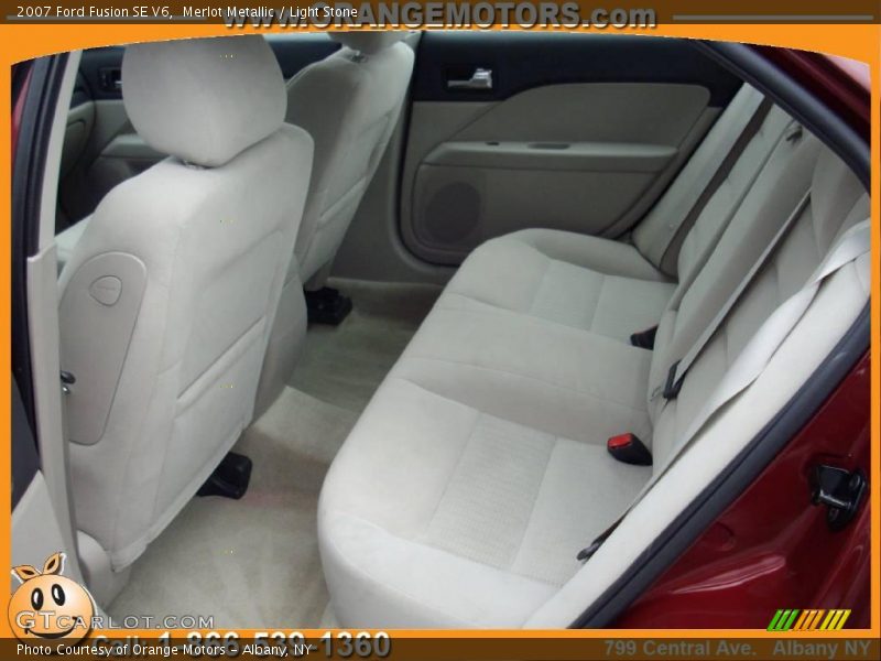 Merlot Metallic / Light Stone 2007 Ford Fusion SE V6