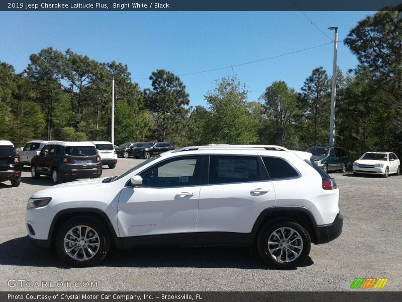 Bright White / Black 2019 Jeep Cherokee Latitude Plus