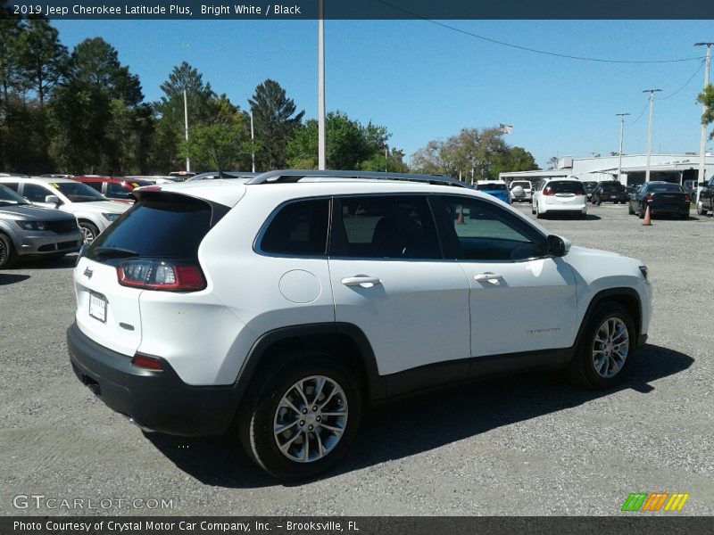 Bright White / Black 2019 Jeep Cherokee Latitude Plus