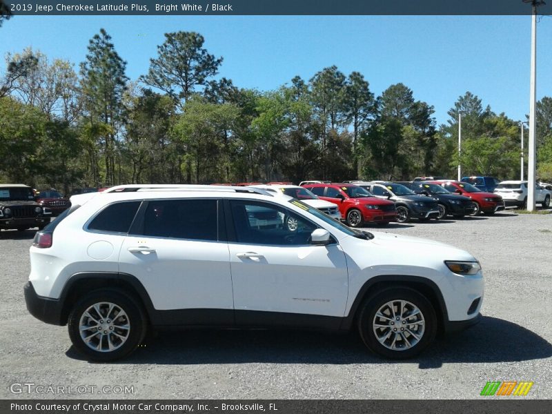 Bright White / Black 2019 Jeep Cherokee Latitude Plus