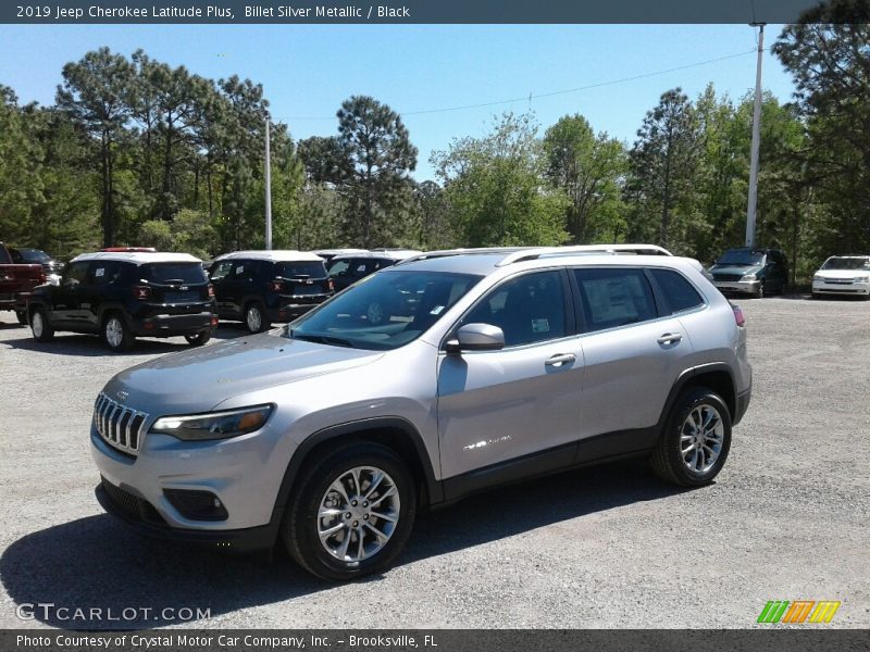 Billet Silver Metallic / Black 2019 Jeep Cherokee Latitude Plus